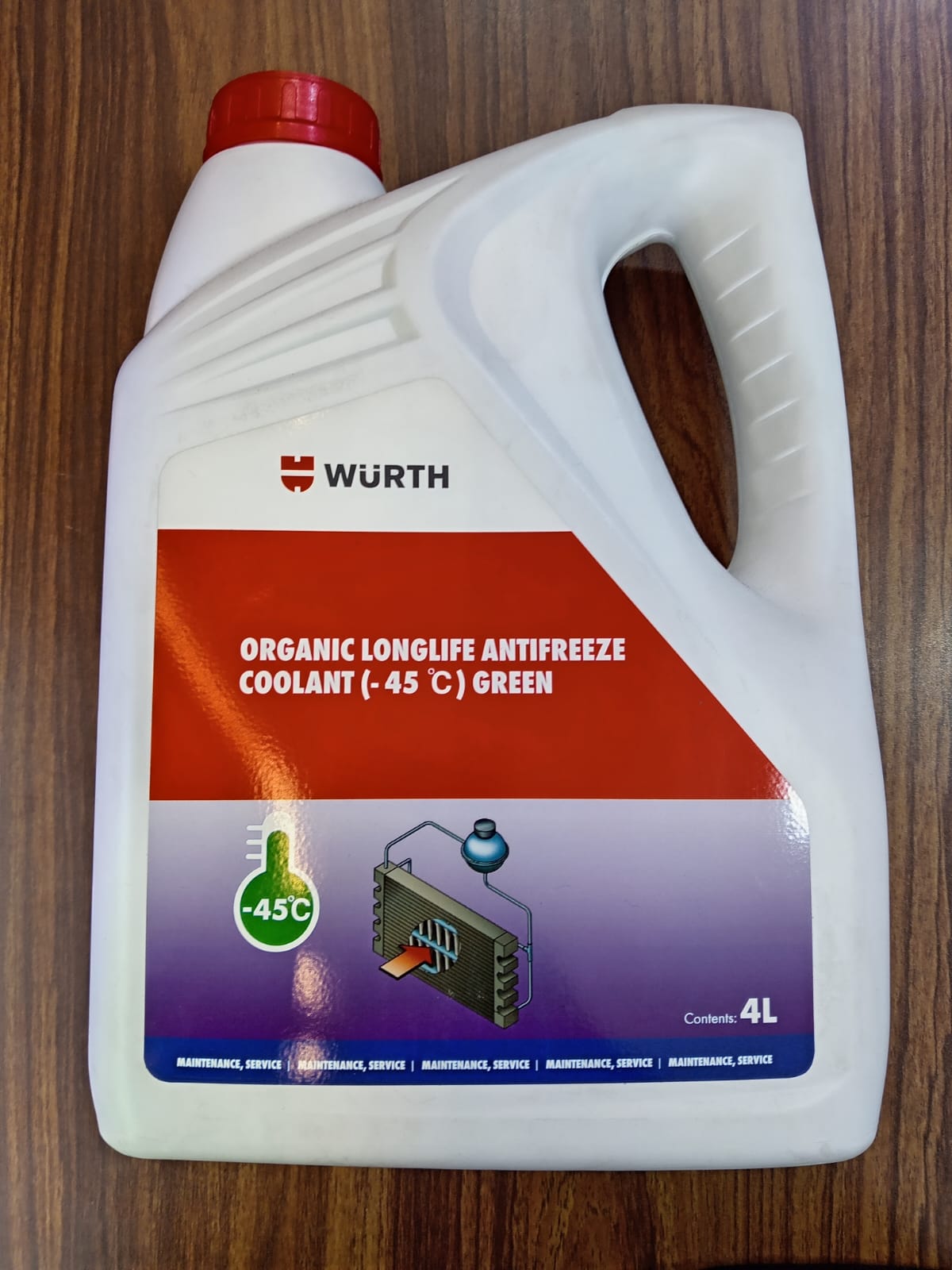 WURTH-COOLENT 4L (GREEN)